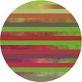 thumbnail image 1 of Ahgly Company Machine Washable Indoor Round Transitional Pistachio Green Area Rugs, 3' Round, 1 of 7