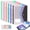 6* Landscape, variant on 11 Hole Expanding File Pockets, Horizontal & Vertical Plastic Envelopes for 2/3/4 Ring Binder, Thick Reusable Binder Folders with Snap Closure & Labels, Holds 200 Sheets
