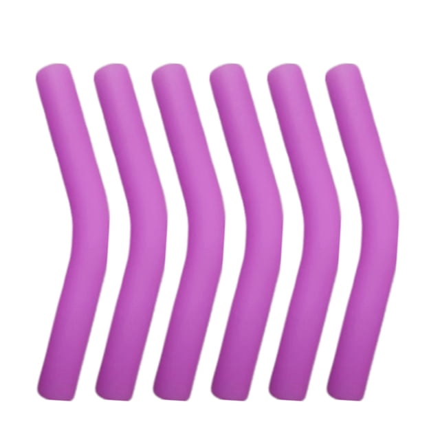 Trayknick Couvercles de Paille en Silicone, Embouts de Paille Flexibles Réutilisables de Qualité Alimentaire, Embouts de Remplacement pour Pailles en Acier Inoxydable Hydraflow 6 Pcs