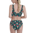 thumbnail image 3 of Kdxio Amanita Mushroom for Womens High Waisted Bikini Top Sports Style Two Piece Bathing Suits, 3 of 7