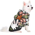 thumbnail image 2 of Balery Rabbits on Floral Sudadera con Capucha para Perros Pequeños – Ropa para Mascotas, Disfraz para Perros y Gatos, Ideal para Fiestas y Cosplay-Small, 2 of 7