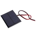 thumbnail image 2 of Polysilicon Solar Panel Module 3-Pack: DC4V 150mA Output, 0.6W Power, 60x80mm Size with 30cm Cable - Ideal for Solar Energy Research, DIY Projects (Lawn Lights, Phone Chargers, Toys) - Snow/Wind, 2 of 6