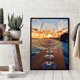 thumbnail image 2 of Cuadros Decorativos Cuadro de pared de taladro redondo completo con copas de vino al atardecer con pintura de diamantes 30x40cm Sywqhk Nuevos Originales, 2 of 9