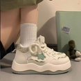 thumbnail image 1 of Zapatos de mujer Dopamine, zapatos blancos de suela gruesa, zapatillas de deporte casuales estilo Chanel de primavera y otoño, zapatos de estrella, 1 of 6