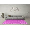 thumbnail image 3 of Ahgly Company Indoor Rectangle Abstract Pink Modern Area Rugs, 8' x 10', 3 of 4