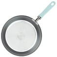 thumbnail image 4 of Rachael Ray 10.25" Create Delicious Hard Anodized Aluminum Nonstick Deep Frying Pan, Gray, 4 of 6