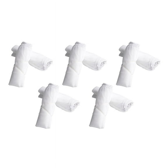 100 Pack Strainer Bag, 5 Gallon Paint Strainer with Elastic Top Opening White Fine Mesh Filters Bag for Paint Gardening