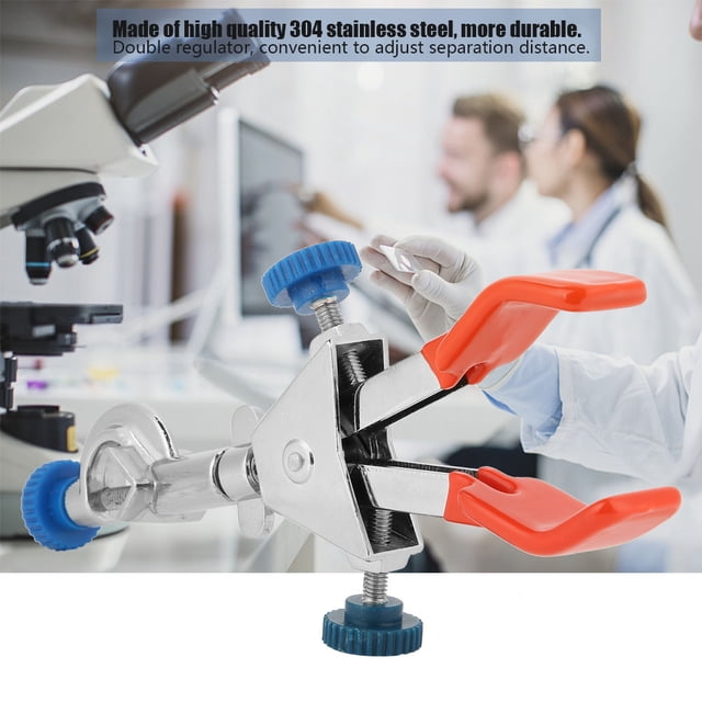 Burette Clamp,Lab Instrument Double Regulator Condenser Clamp Chemical Flask Clamp True Excellence