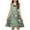 Style3-Green girls dresses, variant on Girls Dresses Size 6 Summer Elegant Sleeveless Kids' Satin Dress Crewneck Dresses Flower Girl Dresses Size 10-12 White Casual Loose Flowy Tiered Dresses with Pockets 5 Years