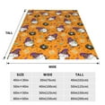 thumbnail image 3 of Honeii Halloween Witches Gnome Print Fleece Blanket - Throw Blanket for Bed, Sofa, Couch, Camping, and Travel , Microplush Ultra Soft Warm Blanket-50"x40", 3 of 7