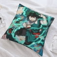 thumbnail image 2 of My Hero Academia Throw Pillow Covers, Anime Pillow Cases, Cushion Covers 18 X 18 Inch Square Pillow Protectors For Sofa Couch Bedroom Car Chair Home Decor, 2 of 9