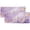 Pattern-1, variant on Abstract Purple Marble Curtain Valances Modern Luxury Texture Gold Stripes Thermal Insulated Room Darkening Curtain for Dinning Room 54 by 18 in, 2 Panel