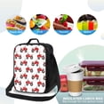 thumbnail image 4 of Adobk Red Wheeled Tractors Print Insulated Lunch Cooler for Men and Women, Fully Insulated and Water Resistant, Essential Lunch Cooler, 4 of 7