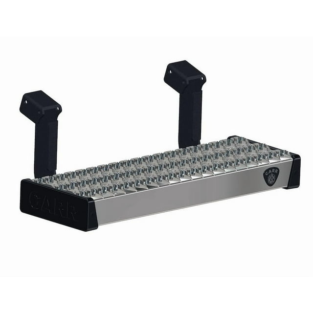 Carr Truck Step 130550-1 Maxgrip; Rocker Panel Mount; Single; Flat Step; 500 Pound Weight Capacity; Non Extendable; Stationary; Galvanized Steel