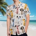 thumbnail image 5 of High Quality Hawaiian Shirts for Men Short Sleeve Aloha Beach Shirt Floral Summer Casual Button Down Shirts Blouses LMD7ML, 5 of 7