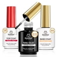 thumbnail image 1 of Kit de gel para uñas Beetles, sin hemas, 15 ml, capa superior y base, 1 of 8