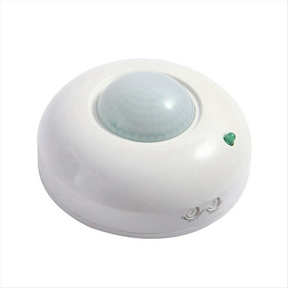 Detector de Movimiento Techo Ajustable 360°, Interruptor Luz Ocupación para Ahorro Energía y Seguridad