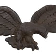 thumbnail image 5 of Cast Iron Patriotic American Bald Eagle With Open Wings Wall Decor Plaque 21"L, 5 of 8