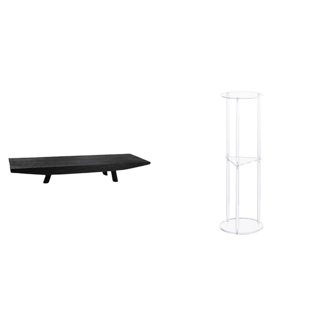 Bandeja para servir,Bandeja para servir frutas,centro de mesa con almacenamiento,Mesa auxiliar redonda,Mesa auxiliar redonda de acrílico transparente de 3 niveles para sala de estar,Mesita de