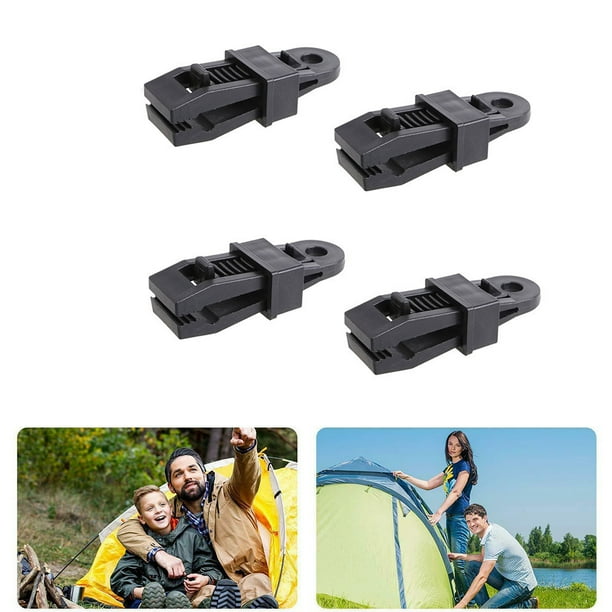 WEPRO Pieces Clamp 4 Set MultiPurpose Camping Clips Clips Tent Clamps