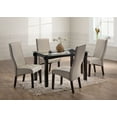 thumbnail image 7 of Eugene Parsons Dining Chairs, Gray Faux Leather, (Set of 2), 7 of 7