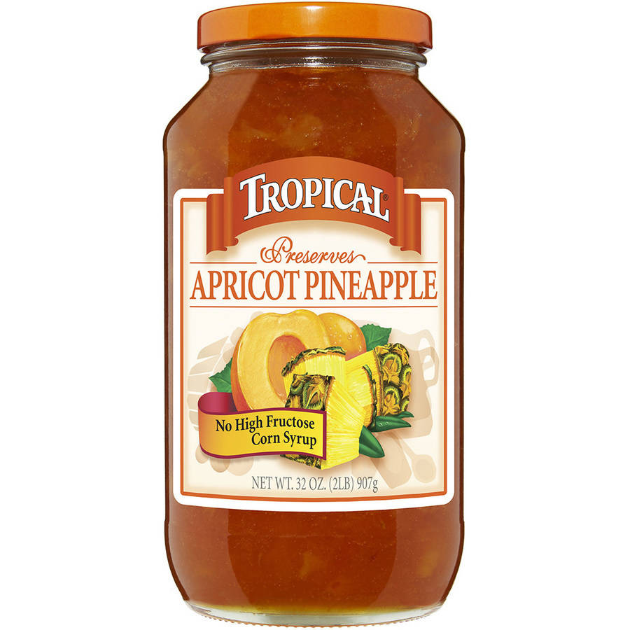 Tropical Apricot/Pineapple Preserves, 32 oz