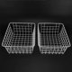 thumbnail image 5 of Wire Storage Baskets, Farmhouse Metal Wire Basket Freezer Storage Organizer Bins With Handles(whit, 5 of 5