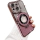 thumbnail image 1 of Funda para teléfono con purpurina brillante compatible con iPhone 14, protector de lente de cámara con soporte, funda suave con diamantes de imitación brillantes, 1 of 6