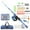 Blue, variant on Eccomum Kids Fishing Pole with Spincast Reel Telescopic Fishing Rod Combo Full Kits for Boys, Girls, and Adults