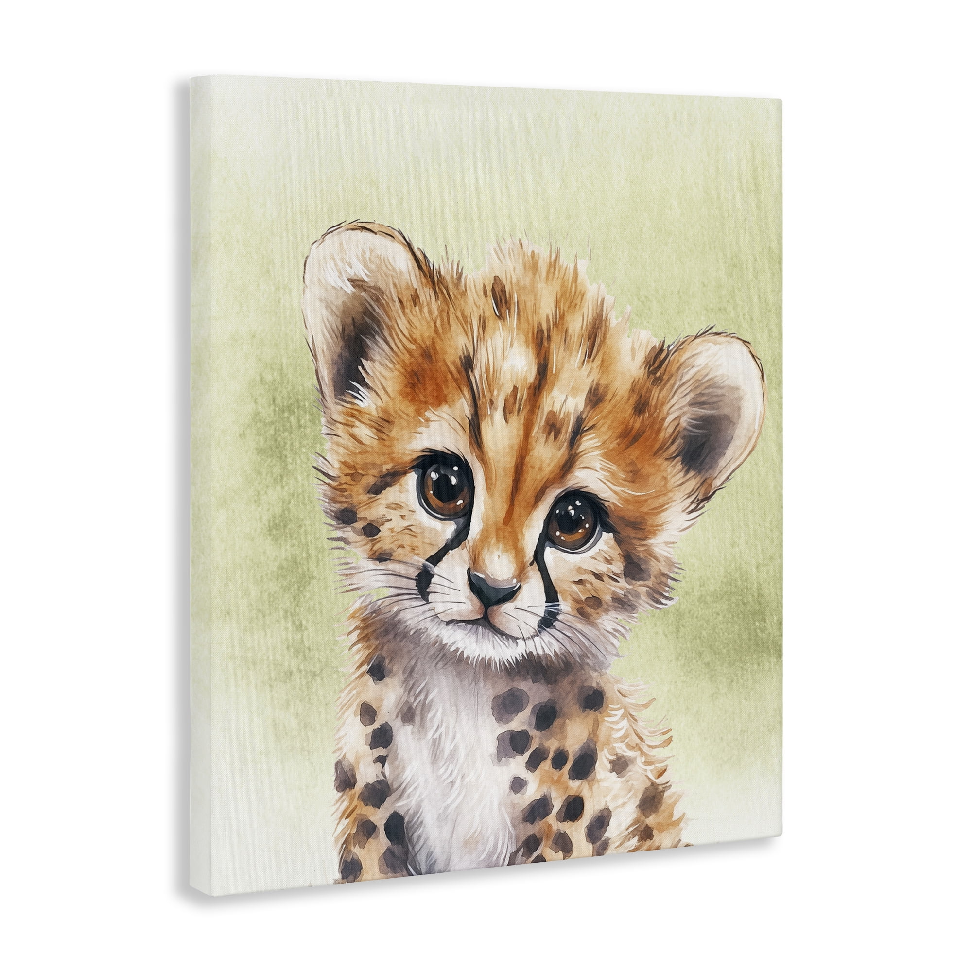 Stupell Industries Jungle Friends Baby Cheetah Canvas Wall Art, design by Christine Simpson Art