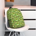 thumbnail image 3 of Disketp Cute Green Frog Mochila Escolar de 15 Pulgadas, Mochila Ligera para Estudiantes, Viajes y Trabajo, Cómoda y Resistente para el Uso Diario, 3 of 6