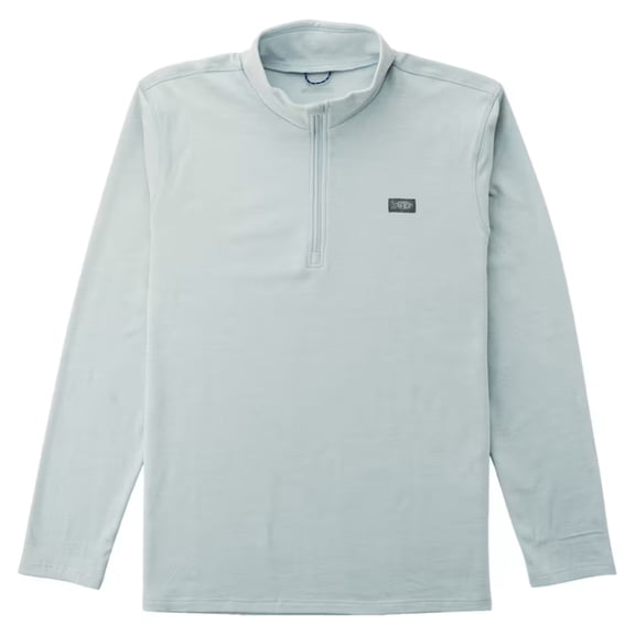AFTCO M61209 Coastal Layer Quarter-Zip Pullover - Dusk Heather - 2XL
