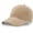 Khaki, variant on Suede Baseball Cap, Unisex Faux Suede Leather Classic Adjustable Plain Hat Baseball Cap