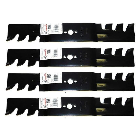 4 Pack 14420 Blades Compatible With Toro 120-9500-03 & Exmark 116-6358-03