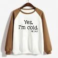 thumbnail image 4 of Aoochasliy Ladies Tops Winter Clothes Tops Clothes Fall Blouse Long Sleeve Round Neck Print Causal Pullover Hoodies, 4 of 5