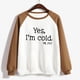thumbnail image 4 of Puntoco moda mujer manga larga cuello redondo blusa estampada otoño casual pulóver tops Puntoco Puntoco-3970, 4 of 5