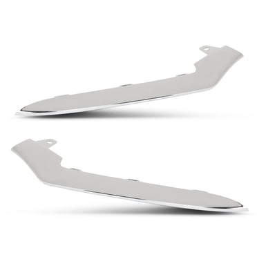 Front Bumper Chrome Trim Molding Pair Left Right Fit for Mercedes W212 E350 2014-2016