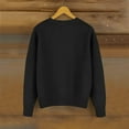 thumbnail image 4 of biudgviw Cardigan for Women Trendy Long Sleeve Button Down Shirts Comfy Soft Crew Neck Knit Sweaters Going Out Outfits, 4 of 4