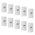 thumbnail image 1 of Paquete de 2-3, 10 Uds., gancho de montaje en pared con tornillo autoadhesivo para colgar clavos, 6mm 2 piezas perfecl Clavo de pared autoadhesivo, 1 of 7