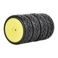 thumbnail image 4 of 4pcs 1/10 Rubber Tire Remote Control Racing Car for WLtoys 144001 124018 124019 Yellow, 4 of 6