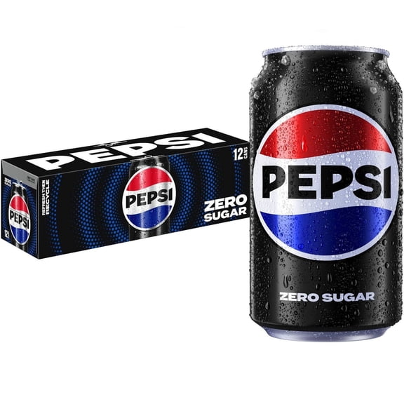 2X - Pepsi Zero Sugar Soda - 12pk/12 fl oz Cans