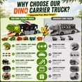 thumbnail image 5 of JoyStone Dinosaur Truck Toy, 17 Inch Transport Carrier with Lights, Sounds & Mist Spray, Includes 6 Dinosaur Cars, Gift for Kids Ages 3-7, 5 of 8