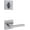 Silver, variant on Kwikset 971HFLSQT-26D Halifax Lever Single Cylinder Interior Pack - Chrome