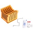 thumbnail image 2 of Small Heatsink, Aluminum Machine Tool Stamping Heat Sink  For LEDs For Set-top Boxes For Players For Routers, 2 of 8