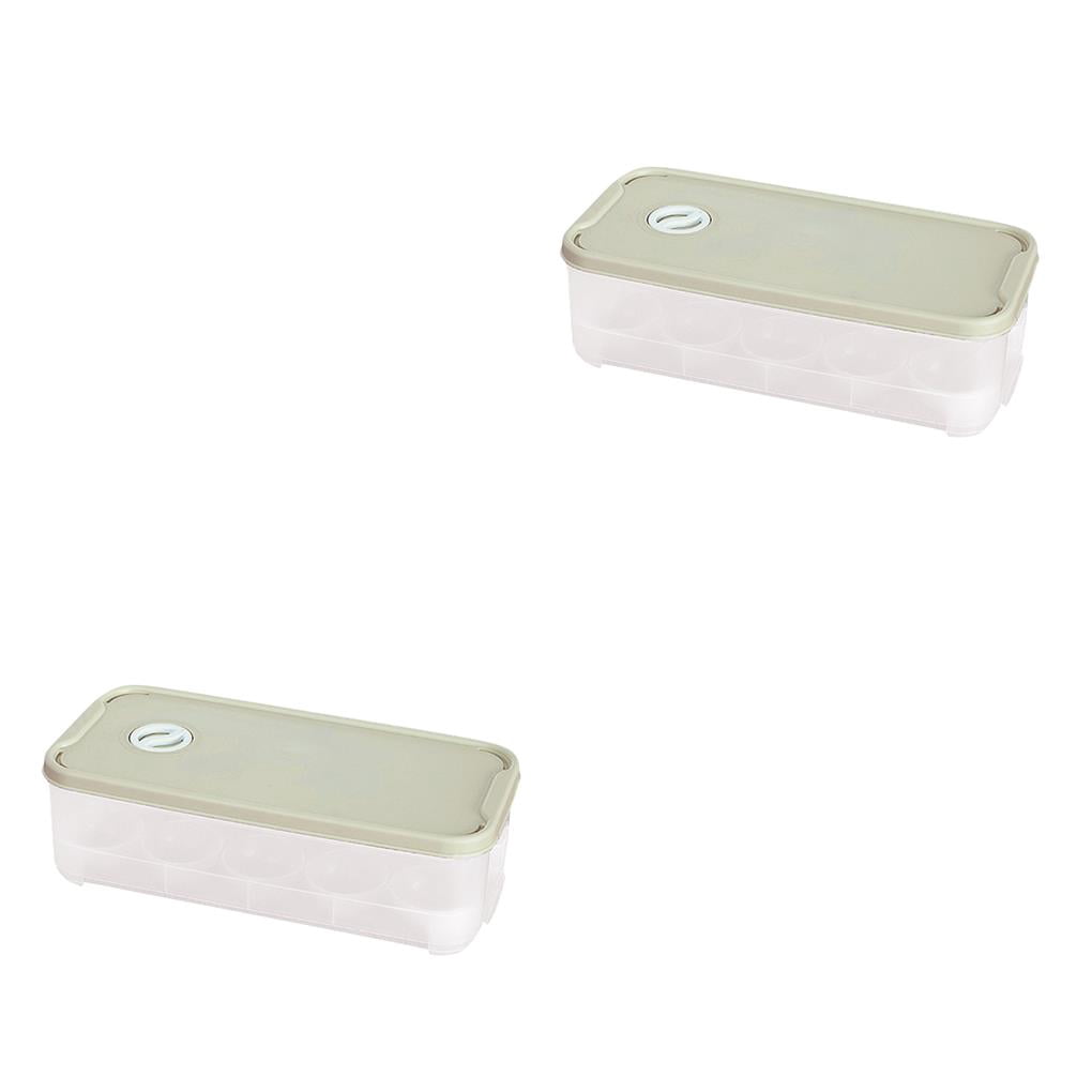 Caja De Huevos De Plástico Transparente Con Tapa - Decoración Granja, 12.5x5x3 Pulgadas