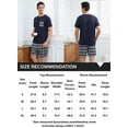 thumbnail image 6 of Men's Short Sleeve Short Pants Set Casual Printed Loose Fit Round Neck, 6 of 6