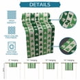 thumbnail image 6 of St. Patrick's Day Table Runner - 36 Inch Long Green Shamrock Irish Lucky Leaves Cotton and Linen Blended Dress Scarves Farmhouse Table Runner for Kitchen Dining, Coffee Table, 13" x 36", 6 of 8