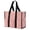 Pink, variant on Large Tote Bag for Women Waterproof with 12 Pockets Top Zipper Closure Utility Teacher Nurse Bags for Work School(Pink)