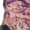 Pink, variant on Women'S Floral Print Mesh Asymmetrical Off-Shoulder Long Sleeve Ruched Fitted Top