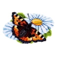 thumbnail image 1 of Minnieouse Latch Hook Carpet Kit Butterfly Shaped Yarn Crochet DIY Rug Kit for Beginner Bolsas de mensajero y de hombro Tipo 2 52 cm x 36 cm, 1 of 1